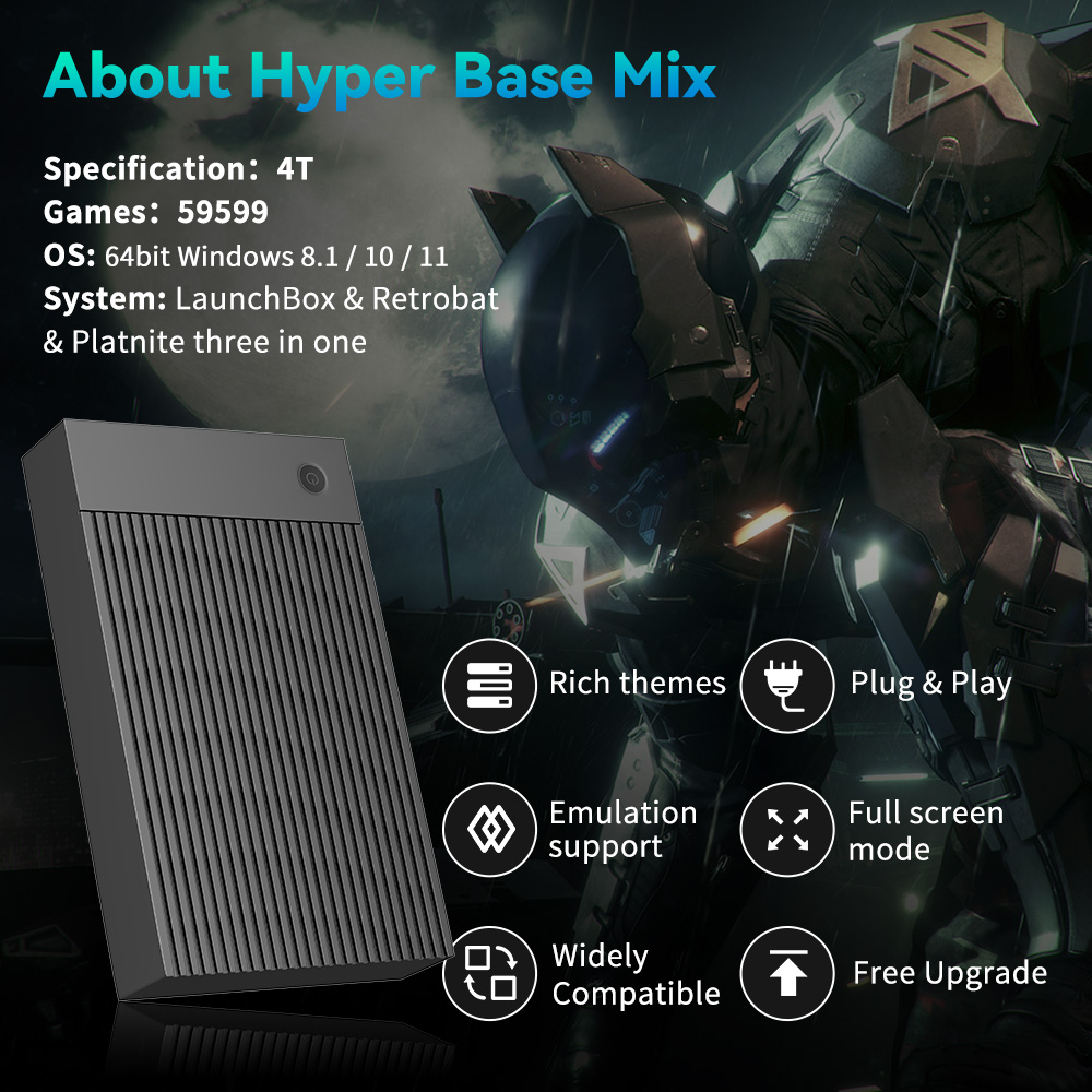 Hyper Base Mix 4TB Oyun Konsol - Retro Gaming Kiosk incelemesi ve fiyatı