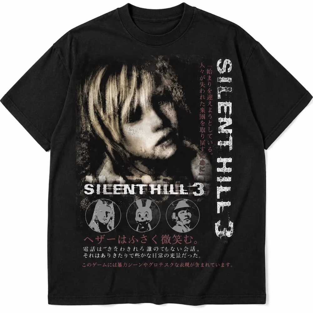 2026 Silent Hill 3 Erkek Kadın - Retro Gaming T Shirt incelemesi ve fiyatı