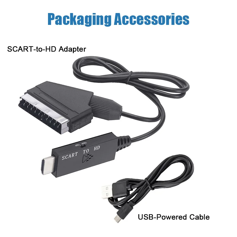 SCART - HDMI Uyumlu Dönüştürüc - Scart To Hdmi incelemesi ve fiyatı