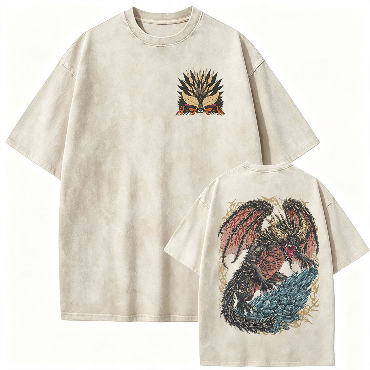 Vintage Yıkamalı Monster Hunte - Retro Gaming T Shirt incelemesi ve fiyatı