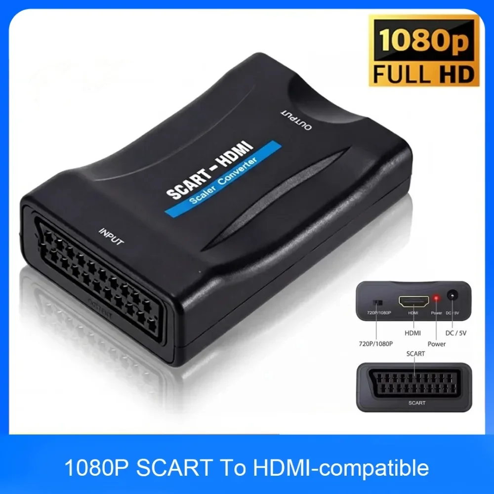 SCART - HDMI Uyumlu Dönüştürüc - Scart To Hdmi incelemesi ve fiyatı