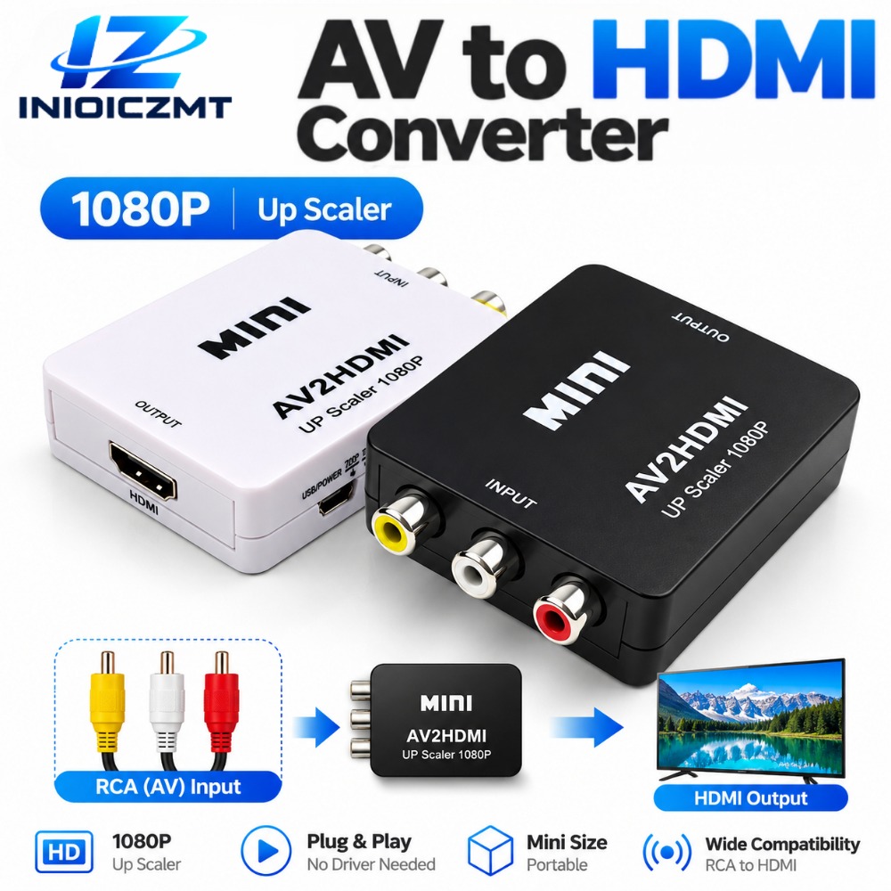 1080P RCA AV - HDMI Dönüştürüc - Retro Gaming Kiosk incelemesi ve fiyatı