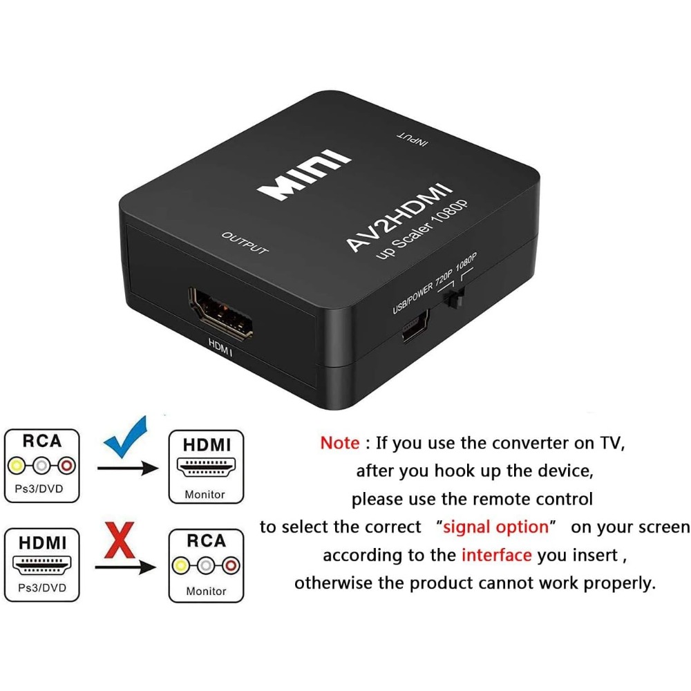 1080P RCA AV - HDMI Dönüştürüc - Retro Gaming Kiosk incelemesi ve fiyatı